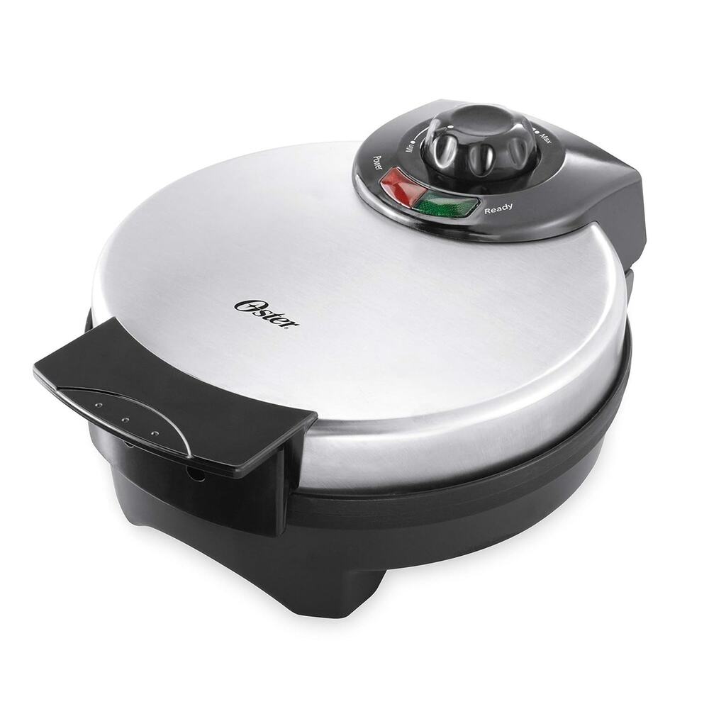 Oster 8" Nonstick Stainless Steel Belgian Waffle Maker With Temperature Control - Picture 2 of 3